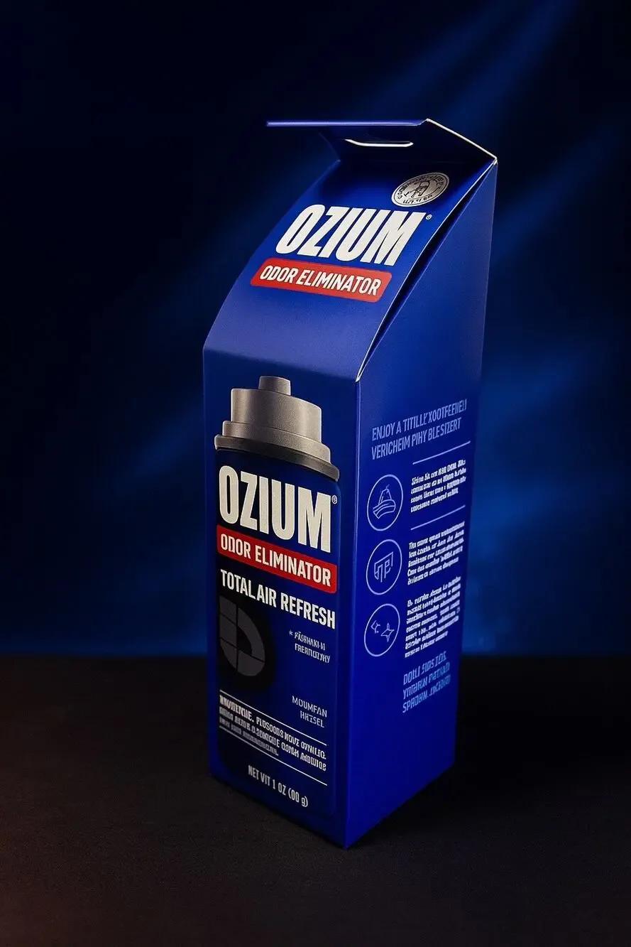 Ozium Carbon Black Car Fogger | 2 oz Air Sanitizer | Eliminates Smoke Odors |NEW